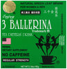 3 Ballerina Tea for constipation during thanksgiving.