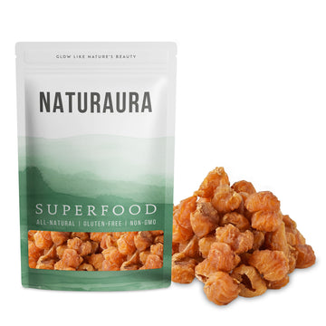 NATURAURA Dried Longan Fruit | Dragon Eye Longan (Gui Yuan) | Non-GMO, Vegan | No Additives