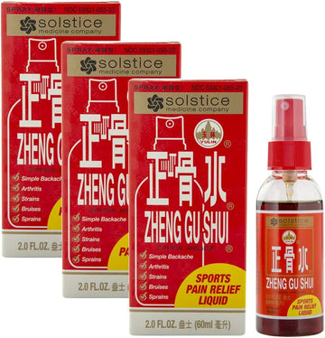 ZHENG GU SHUI (INJURY RECOVERY LINIMENT SPRAY) 正骨水 Pack of 3