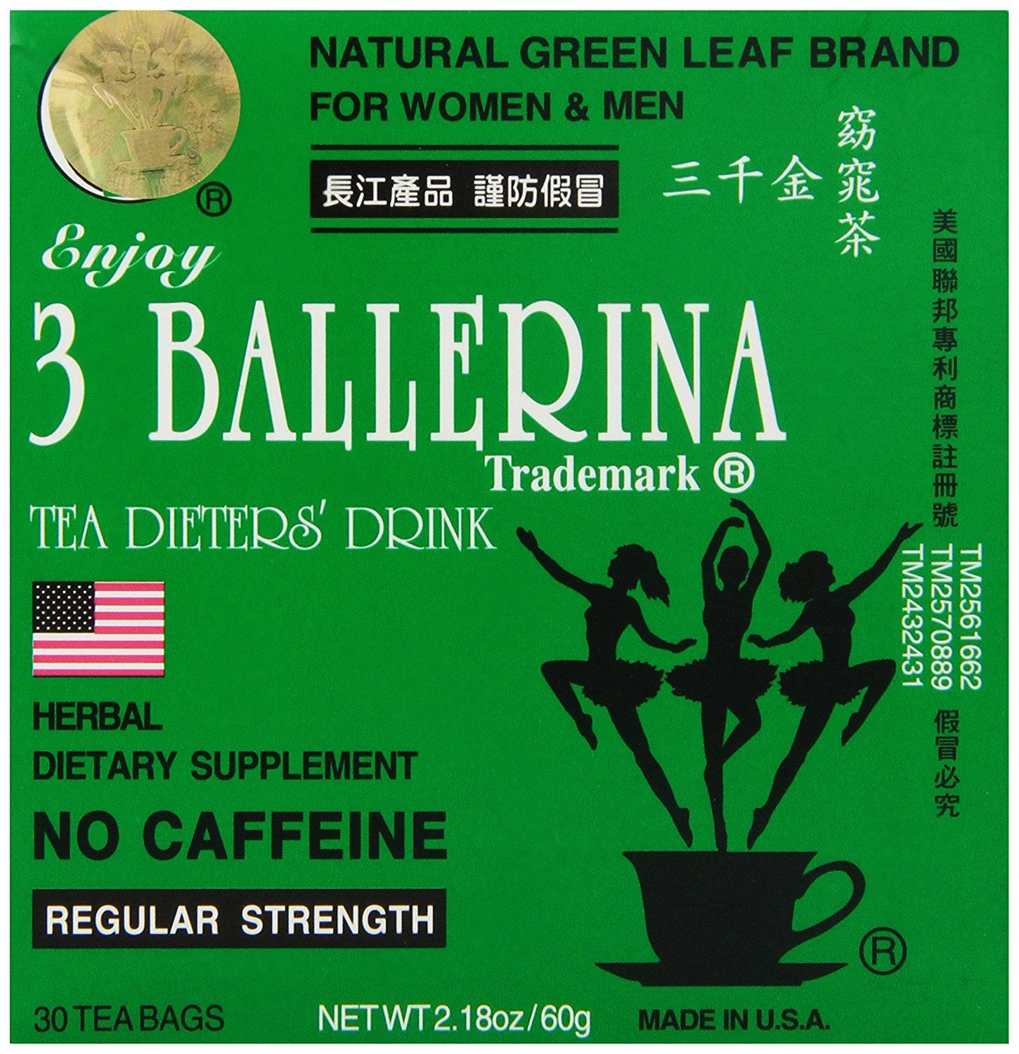 3 BALLERINA HERBAL TEA (REGULAR STRENGTH) - Herbs Depo