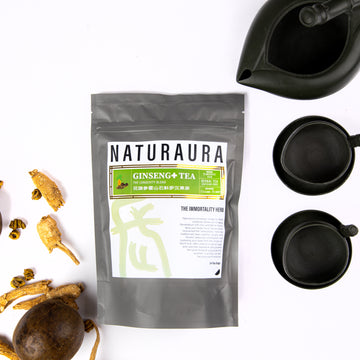 NATURAURA - GINSENGPLUS TEA 花旗蔘霍山石斛羅漢果茶 - Herbs Depo