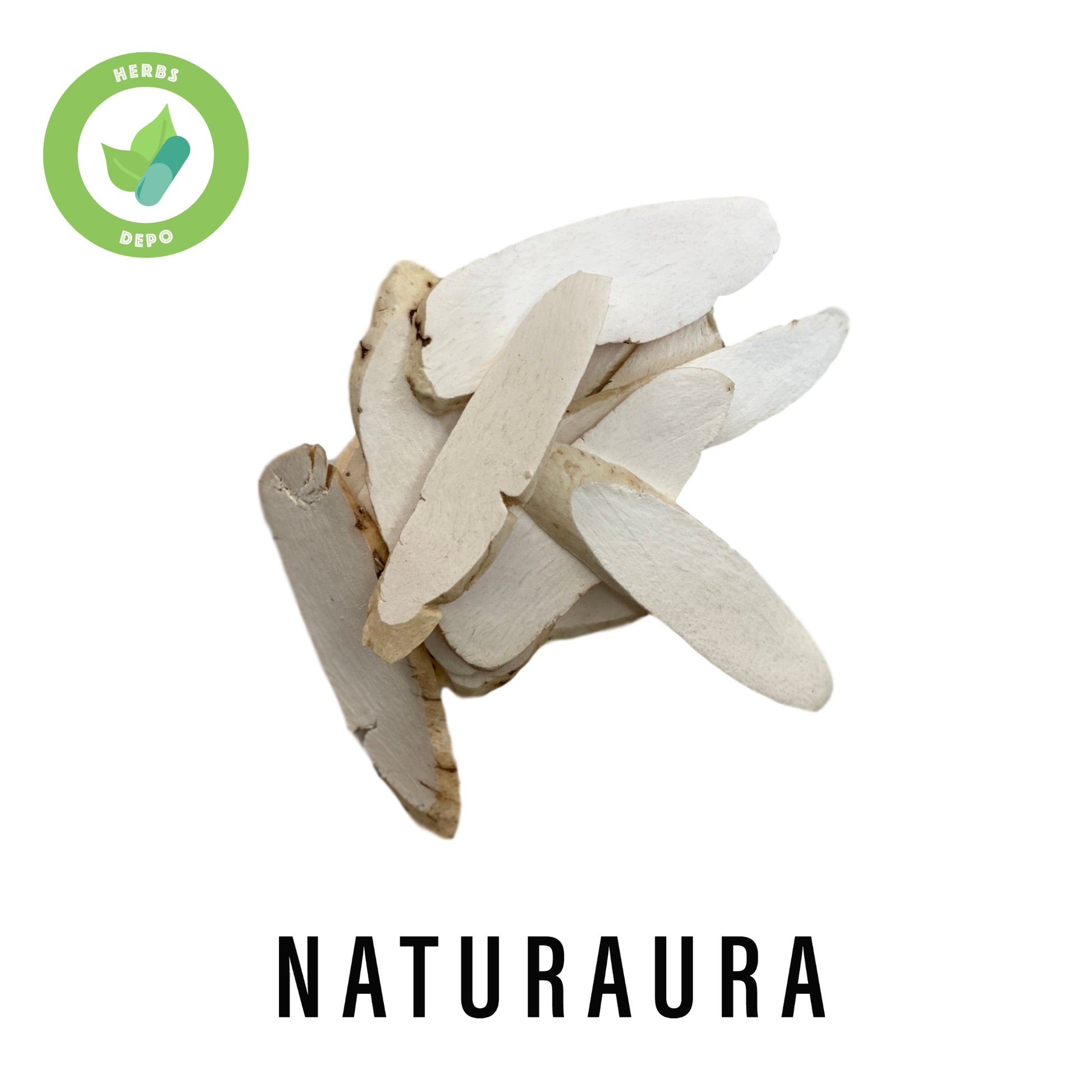 NATURAURA - PREMIUM DRIED CHINESE YAM - HUAI SHAN 淮山 - SHAN YAO 山藥 - - Herbs Depo