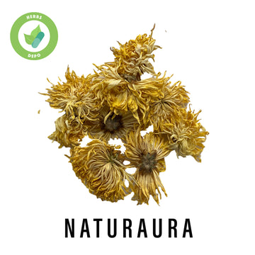 NATURAURA - PREMIUM  DRIED GOLDEN CHRYSANTHEMUM 金絲皇菊 - CHRYSANTHEMUM MORIFOLIUM - Herbs Depo