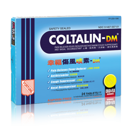 Coltalin-DM Cold & Cough Formula 幸福傷風咳素 - Herbs Depo