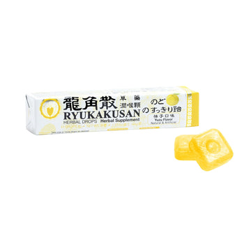 RYUKAKUSAN HERBAL DROPS - YUZU FLAVOR (STICK) - Herbs Depo